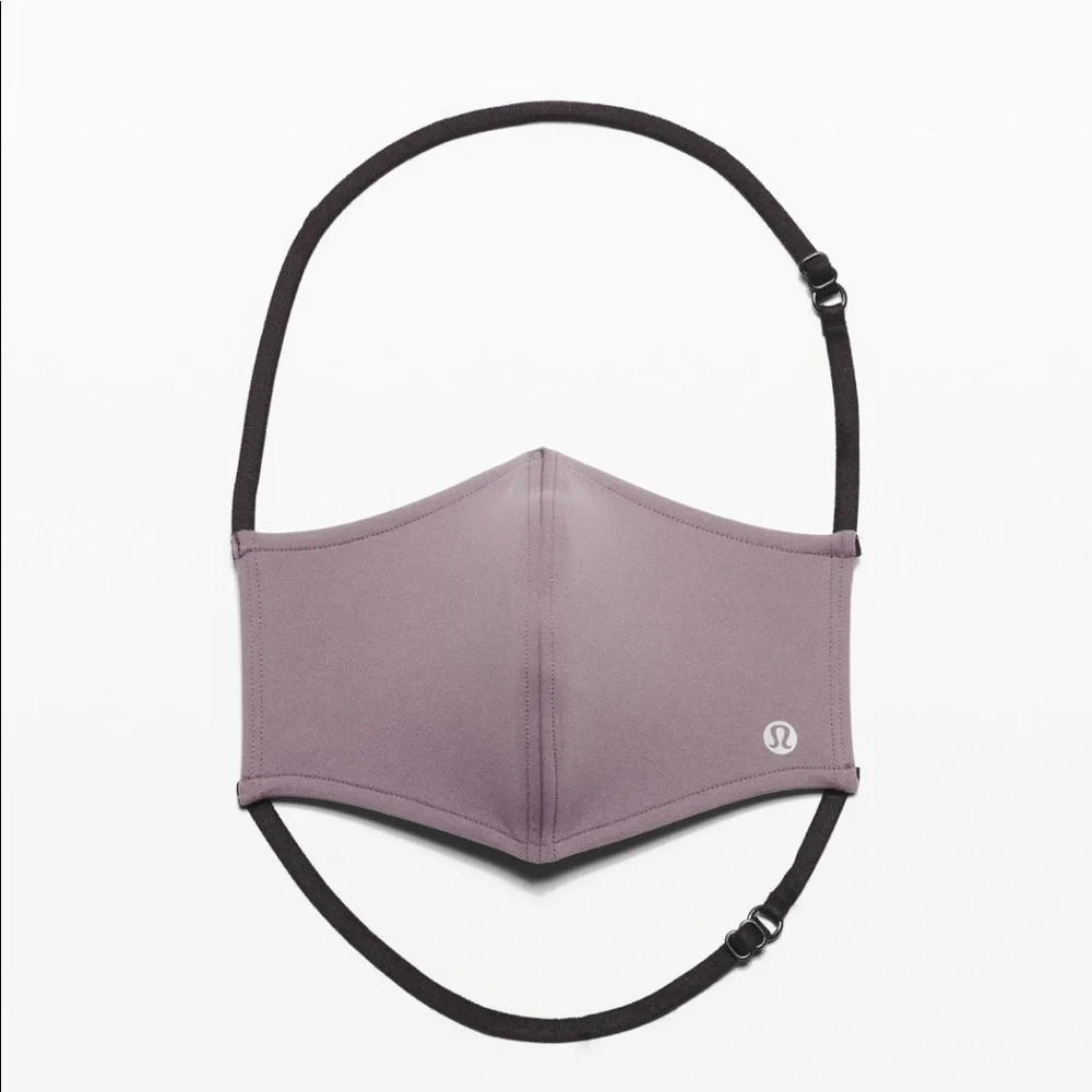 NWT Lululemon Double Strap Face Mask In Color Violet Verbena